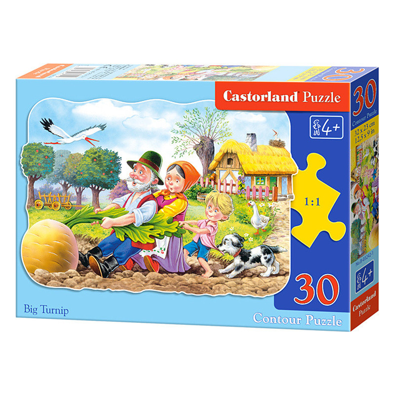 Puzzle Castorland 30 dílků - O veliké řepě