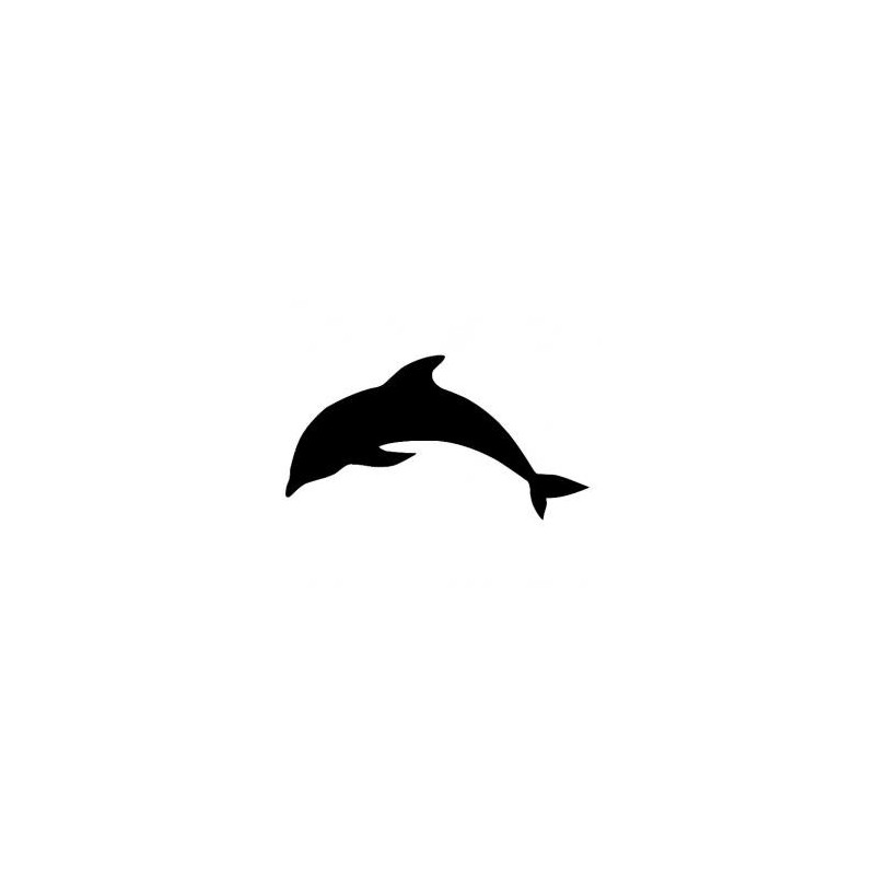 Delfín - plastová šablona 231, A 6,5x9cm