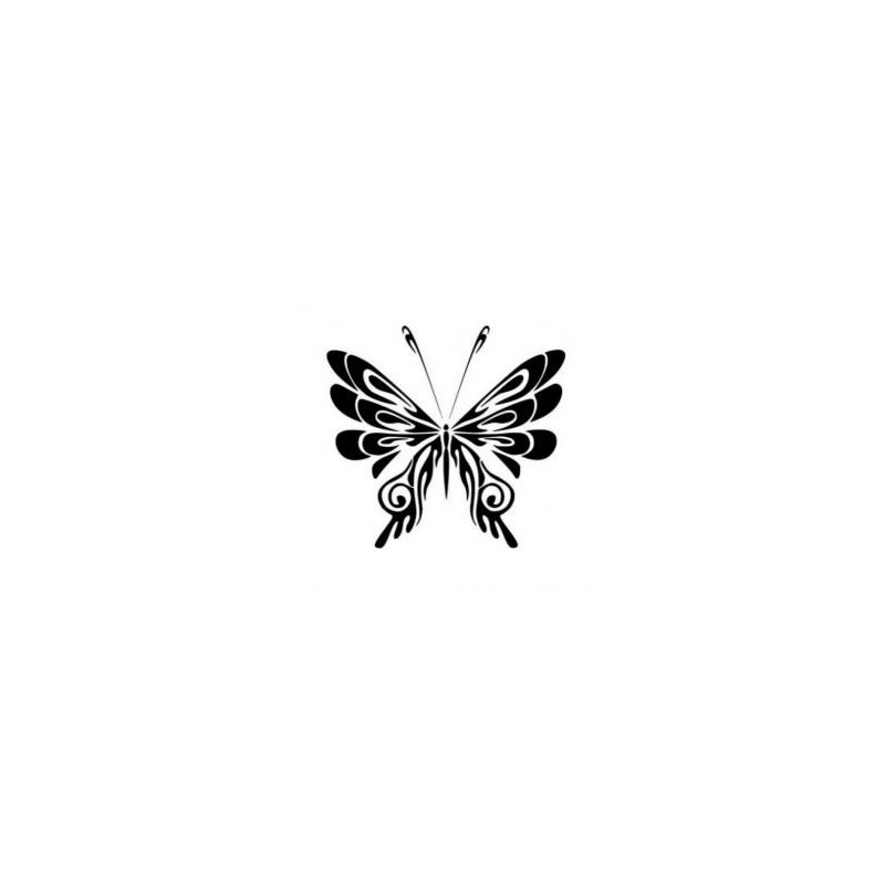 Motýl - plastová šablona 001, C 14,5x14,5cm