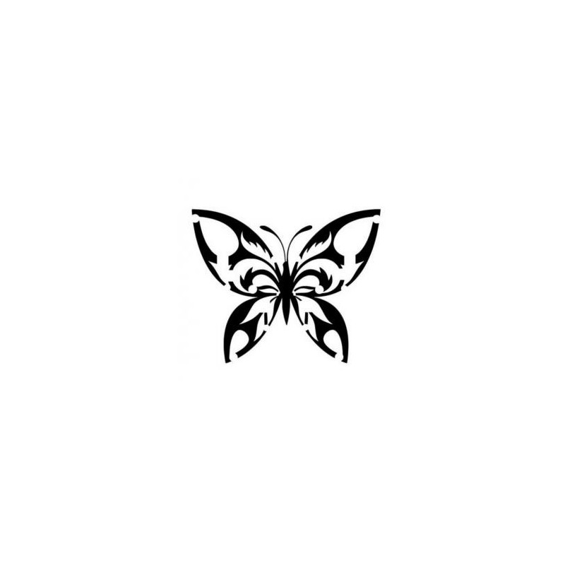 Motýl - plastová šablona 011, B 14,5x14,5cm