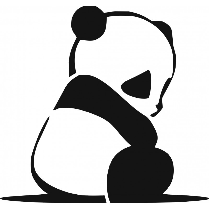 Panda - plastová šablona 303, B 14,5x14,5cm