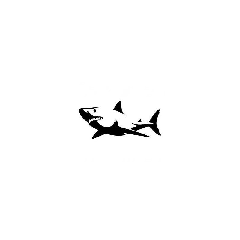 Žralok - plastová šablona 230, B 14,5x14,5cm