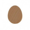 Dřevěné vajíčko je vyrobené z čistě opracovaného buku o rozměru 50x38x10mm.