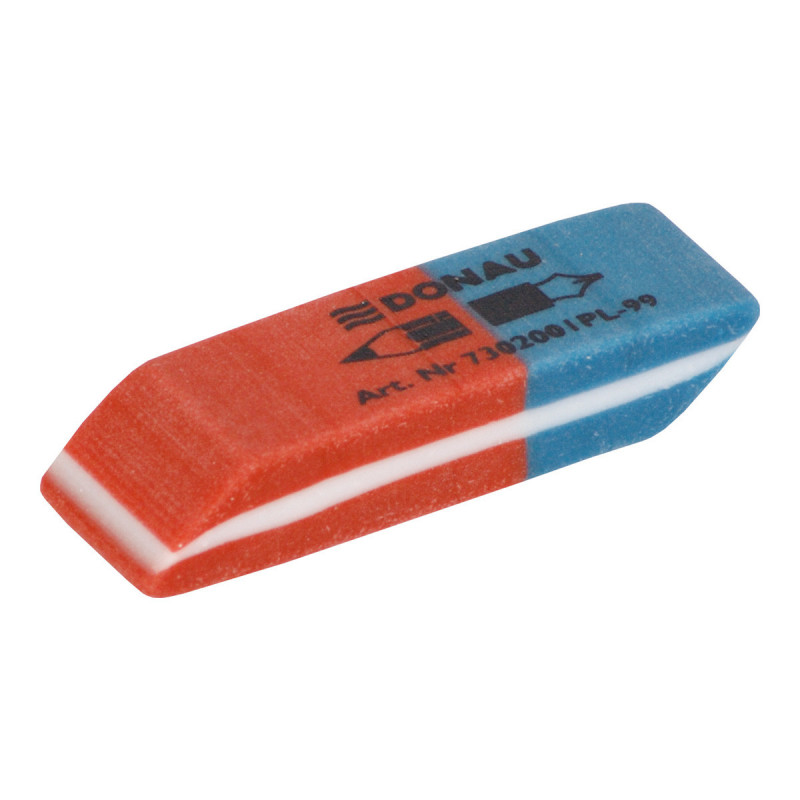 Kombinovaná pryž donau, 40 x 14 x 8 mm, guma, červeno-modrá