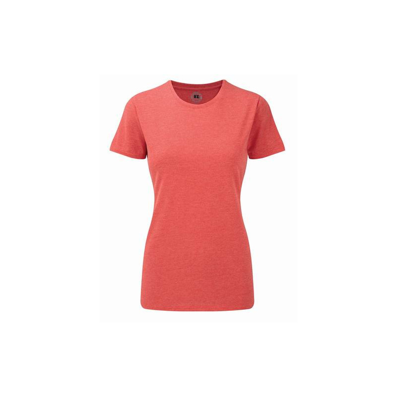 Dámské tričko melír HD Sublimation - Výprodej - XL, Red Marl